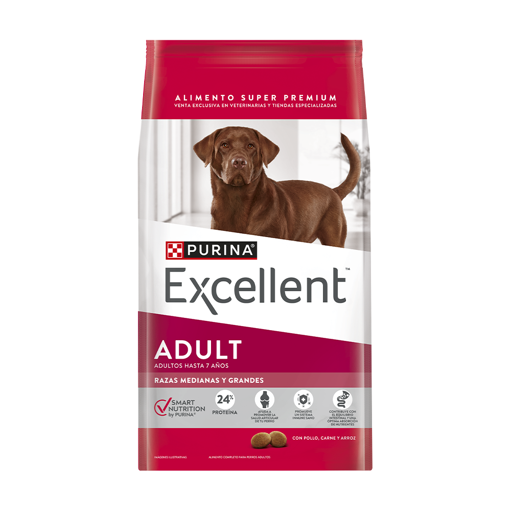 PURINA EXCELLENT ADULT RAZAS MEDIANAS Y GRANDES