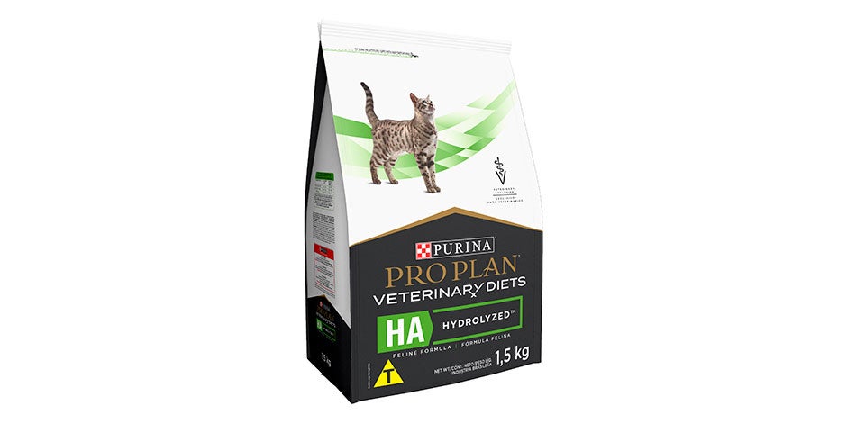 Dermatitis en gatos – Pro Plan Bolsa de PRO PLAN® hidrolizado. Este alimento podría ayudar a prevenir la dermatitis en gatos.