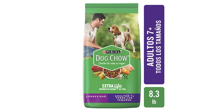 Comida premium para perros – DOG CHOW® Longevidad Comida premium para perros, DOG CHOW® Longevidad, ideal para perros senior.