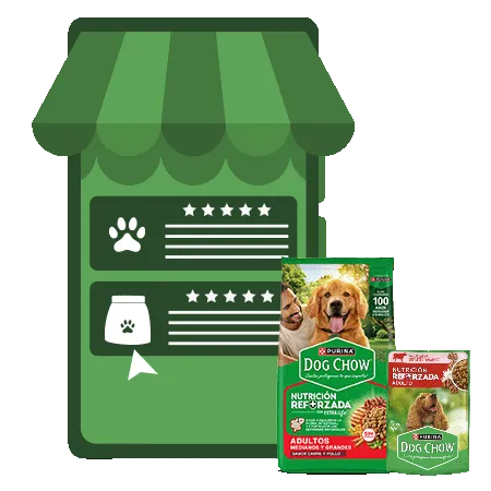 Alimento para perros Purina Dog Chow disponible en tiendas de mascotas cercanas