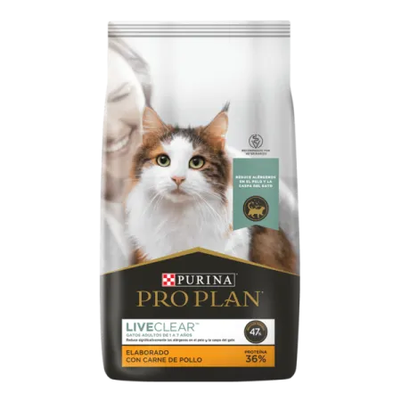 Gatos LiveClear, reduce alérgenos en | Pro Plan